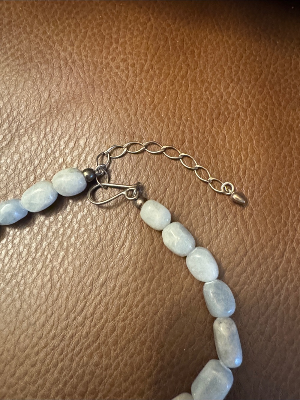Jay king DTR Mine Finds blue Chalcedony beaded necklace w/925 sterling clasp - Picture 8 of 9